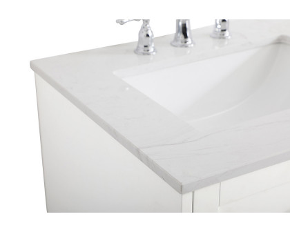 Elegant Bathroom Vanity - White (VF18060DWH)