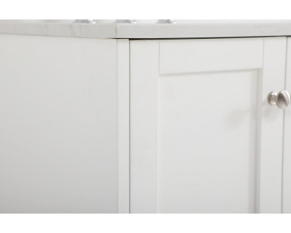 Elegant Bathroom Vanity - White (VF18060DWH)