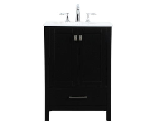 Elegant Bathroom Vanity - Black (VF18824BK)