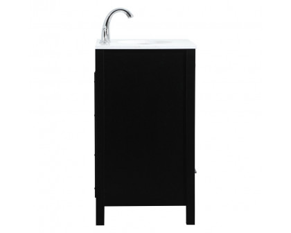 Elegant Bathroom Vanity - Black (VF18824BK)