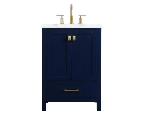 Elegant Bathroom Vanity - Blue (VF18824BL)