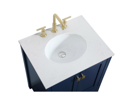 Elegant Bathroom Vanity - Blue (VF18824BL)