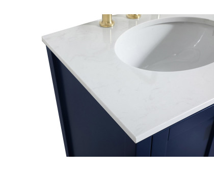 Elegant Bathroom Vanity - Blue (VF18824BL)