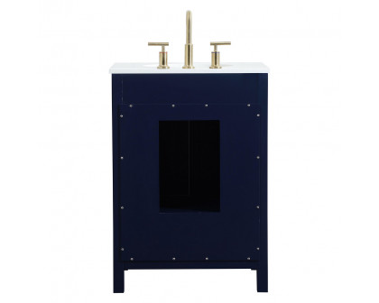 Elegant Bathroom Vanity - Blue (VF18824BL)