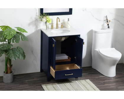 Elegant Bathroom Vanity - Blue (VF18824BL)