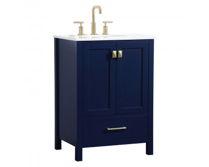 Elegant Bathroom Vanity - Blue (VF18824BL)