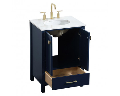 Elegant Bathroom Vanity - Blue (VF18824BL)