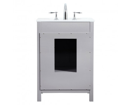 Elegant Bathroom Vanity - Gray (VF18824GR)