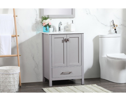 Elegant Bathroom Vanity - Gray (VF18824GR)