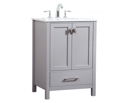 Elegant Bathroom Vanity - Gray (VF18824GR)