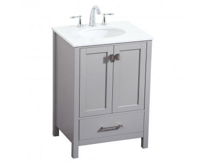 Elegant Bathroom Vanity - Gray (VF18824GR)