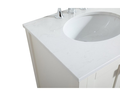 Elegant Bathroom Vanity - White (VF18824WH)