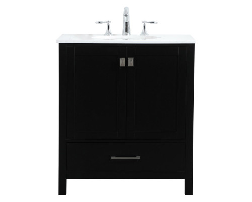 Elegant Bathroom Vanity - Black (VF18830BK)