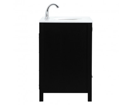 Elegant Bathroom Vanity - Black (VF18830BK)