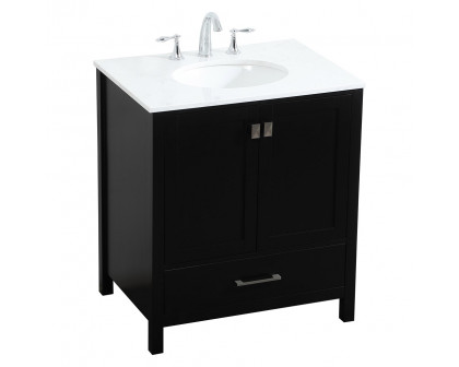 Elegant Bathroom Vanity - Black (VF18830BK)