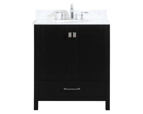 Elegant Bathroom Vanity - Black (VF18830BK-BS)