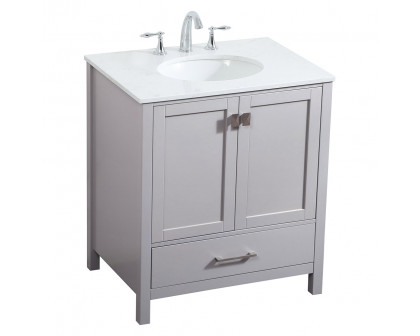 Elegant Bathroom Vanity - Gray (VF18830GR)