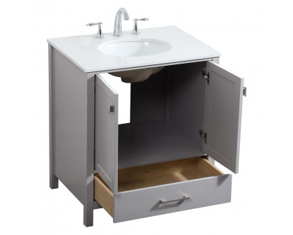 Elegant Bathroom Vanity - Gray (VF18830GR)