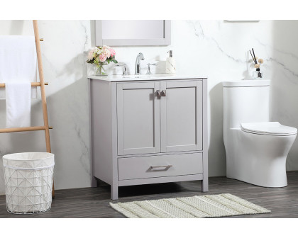 Elegant Bathroom Vanity - Gray (VF18830GR-BS)