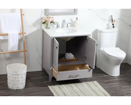 Elegant Bathroom Vanity - Gray (VF18830GR-BS)