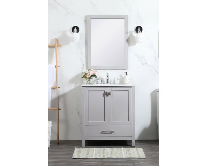 Elegant Bathroom Vanity - Gray (VF18830GR-BS)