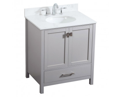 Elegant Bathroom Vanity - Gray (VF18830GR-BS)