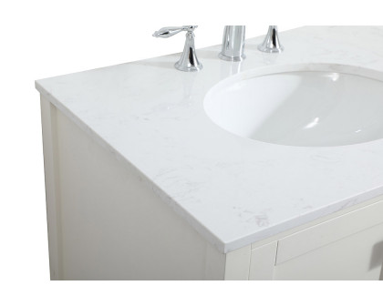 Elegant Bathroom Vanity - White (VF18830WH)