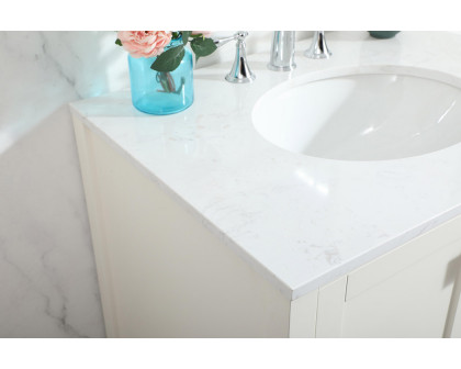 Elegant Bathroom Vanity - White (VF18830WH)