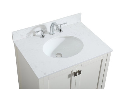 Elegant Bathroom Vanity - White (VF18830WH-BS)