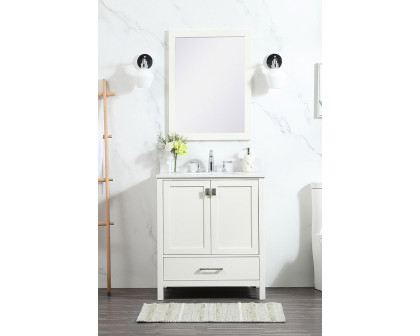 Elegant Bathroom Vanity - White (VF18830WH-BS)