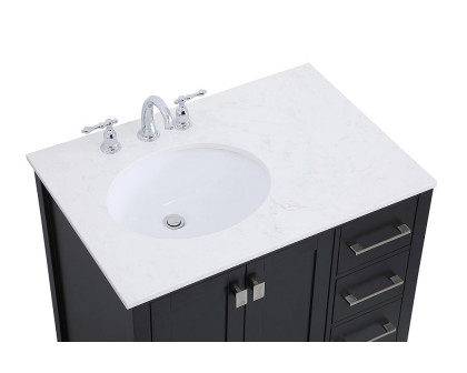 Elegant Bathroom Vanity - Black (VF18832BK)