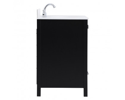 Elegant Bathroom Vanity - Black (VF18832BK-BS)