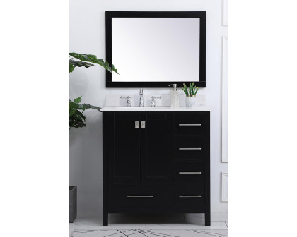 Elegant Bathroom Vanity - Black (VF18832BK-BS)