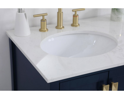 Elegant Bathroom Vanity - Blue (VF18832BL)