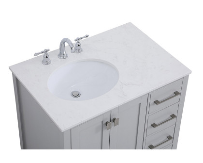 Elegant Bathroom Vanity - Gray (VF18832GR)