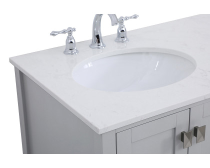 Elegant Bathroom Vanity - Gray (VF18832GR)