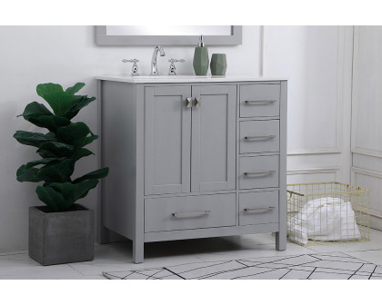 Elegant Bathroom Vanity - Gray (VF18832GR)