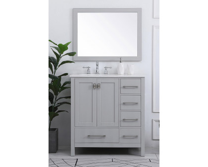 Elegant Bathroom Vanity - Gray (VF18832GR)