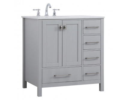 Elegant Bathroom Vanity - Gray (VF18832GR)