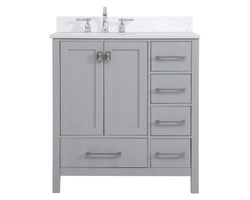 Elegant Bathroom Vanity - Gray (VF18832GR-BS)