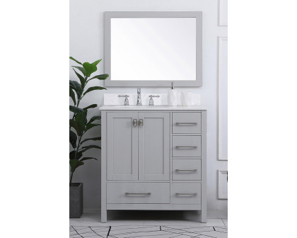 Elegant Bathroom Vanity - Gray (VF18832GR-BS)