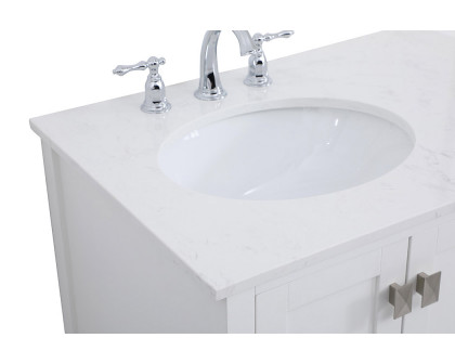 Elegant Bathroom Vanity - White (VF18832WH)