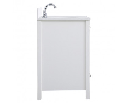 Elegant Bathroom Vanity - White (VF18832WH-BS)