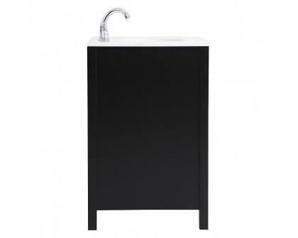 Elegant Bathroom Vanity - Black (VF18836BK)