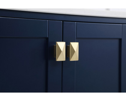 Elegant Bathroom Vanity - Blue (VF18836BL)