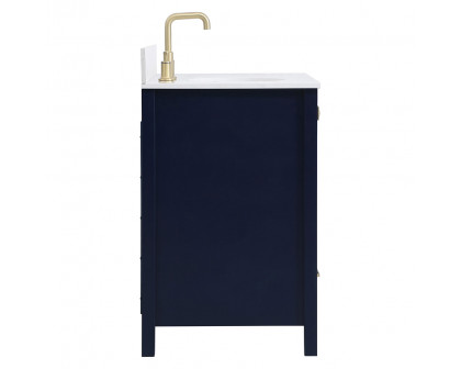 Elegant Bathroom Vanity - Blue (VF18836BL-BS)