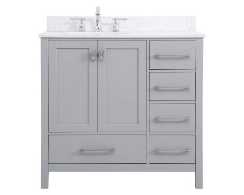 Elegant Bathroom Vanity - Gray (VF18836GR-BS)