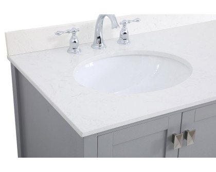 Elegant Bathroom Vanity - Gray (VF18836GR-BS)