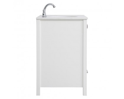 Elegant Bathroom Vanity - White (VF18836WH)