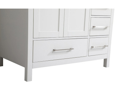 Elegant Bathroom Vanity - White (VF18836WH-BS)